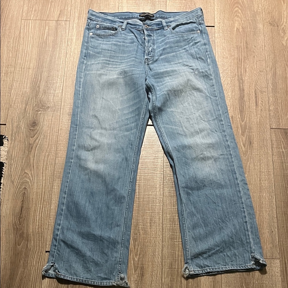 Abercrombie & Fitch Vintage Signature Series Worn-in Classic Blue Jeans Size 30